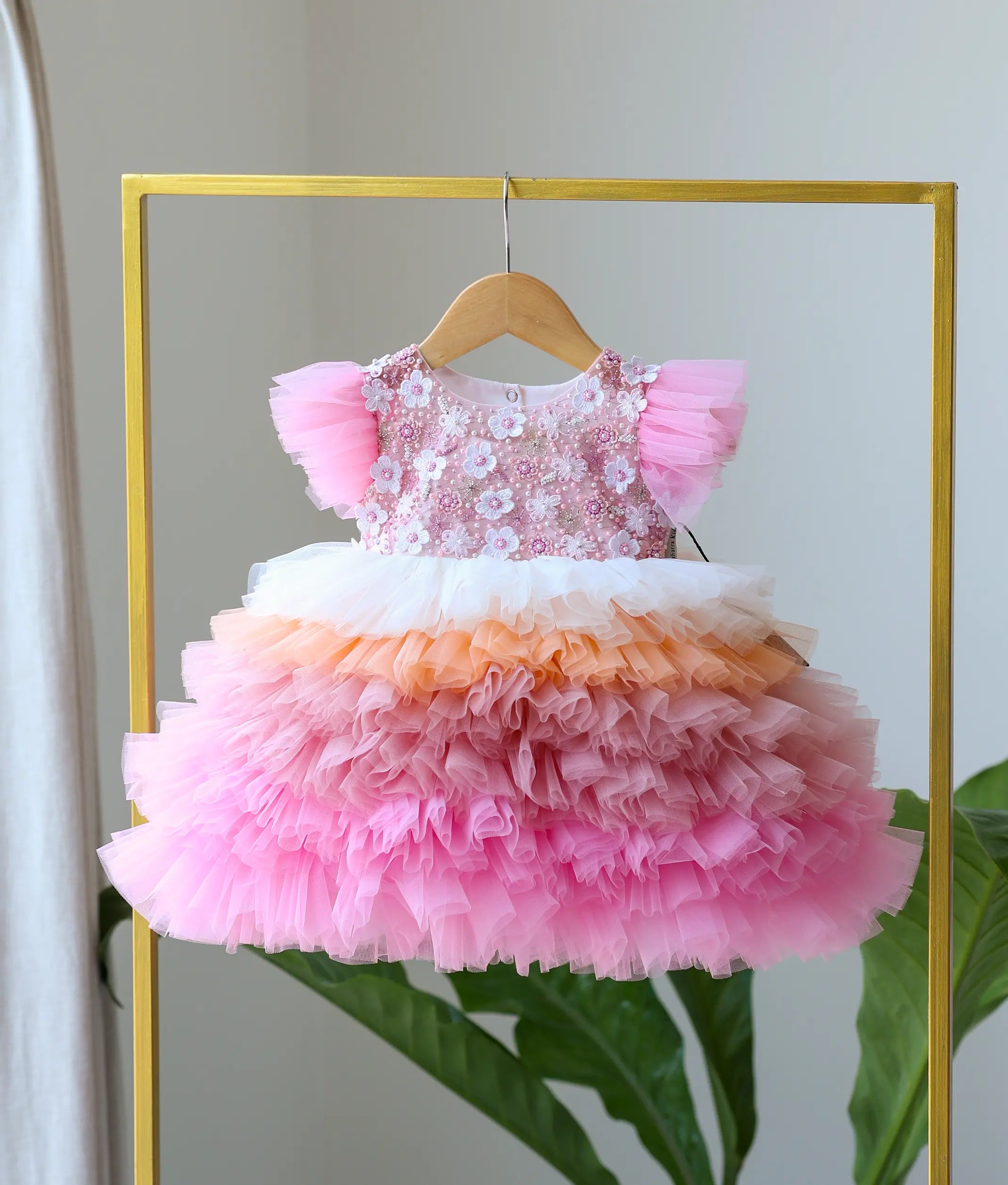 Baby Frock Baby Girl Dresses In Firstcry Firstcry Baby Girls Calf Length  Party Dress Price In
