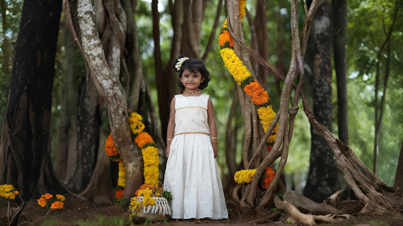 Vishu Dresses For Girls