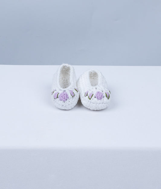 Elegant Baptism Booties For Your Little One [B03]