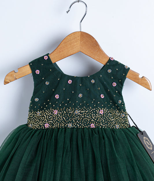 Classic Party Frock For Your Baby Girl [325A]