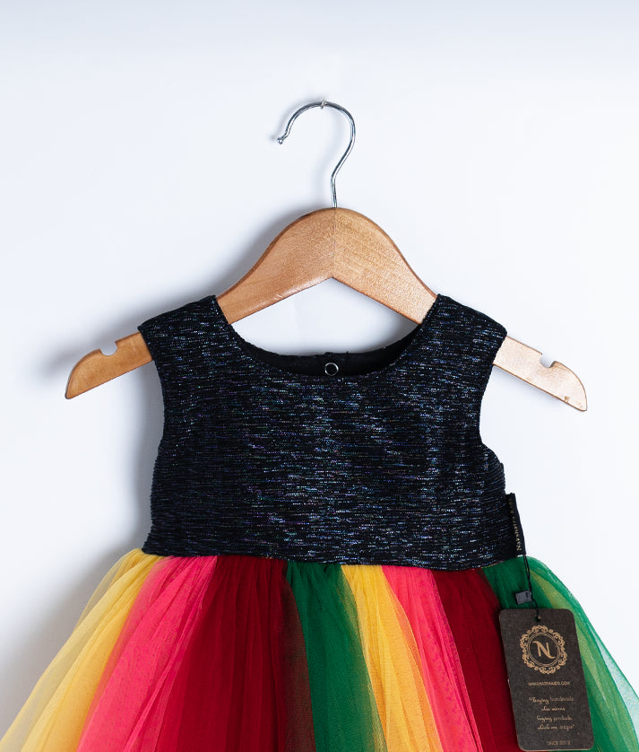 Multicolor Casual Frock For Baby Girl 20 (2 To 3Yrs)
