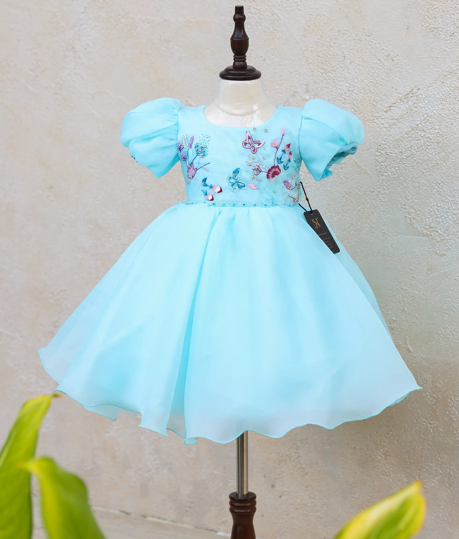 Sky Blue Plain Organza Theme Frock for Baby Girl | Nakshatra Kids 30 (7 to 8YRS) Sky Blue Plain Organza Theme Frock for Baby Girl | Nakshatra Kids 30 (7 to 8YRS)