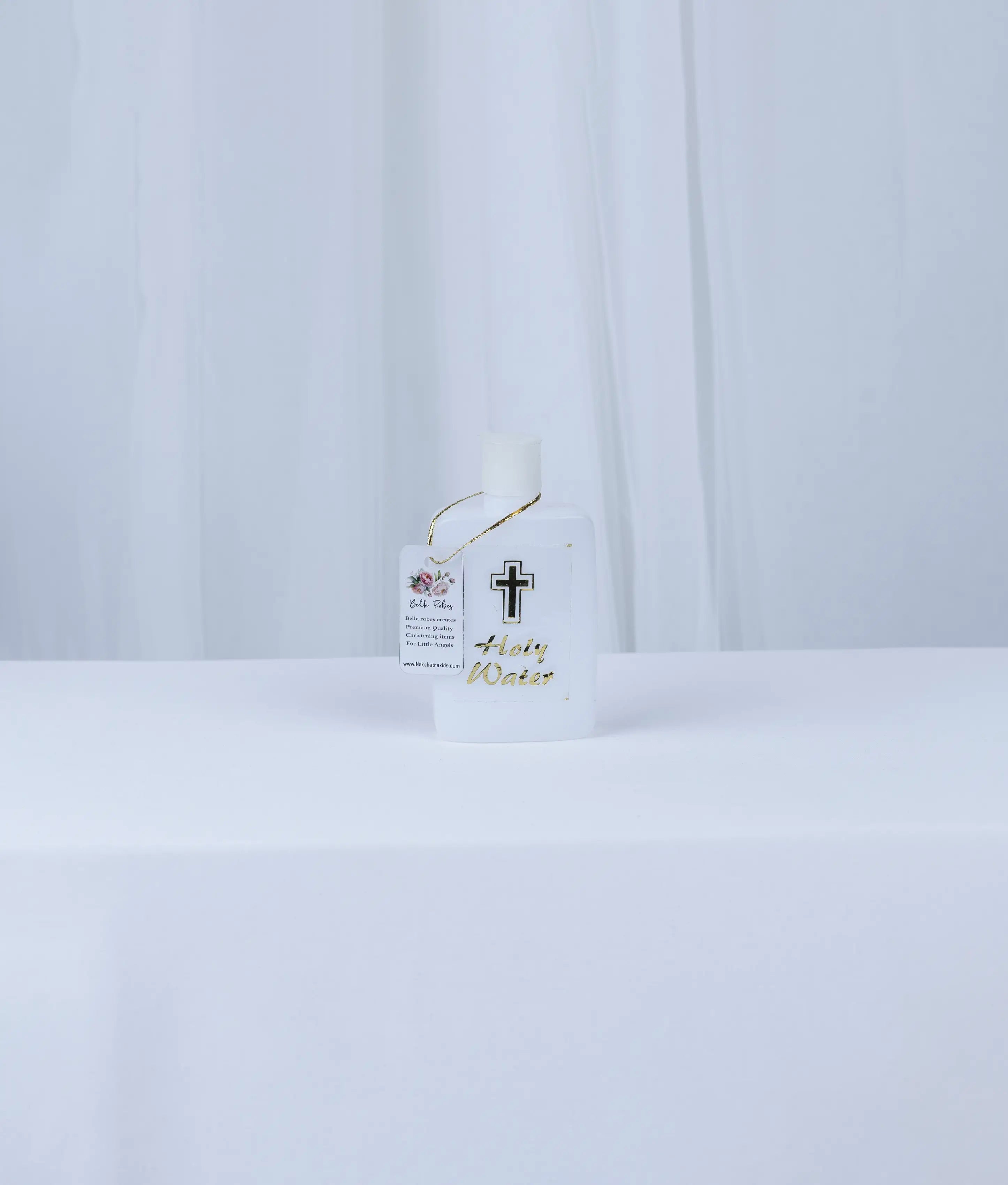 Nakshatra Kids style HW01 graceful baptism holy water bottle, a premium handcrafted boutique ceremony accessory.