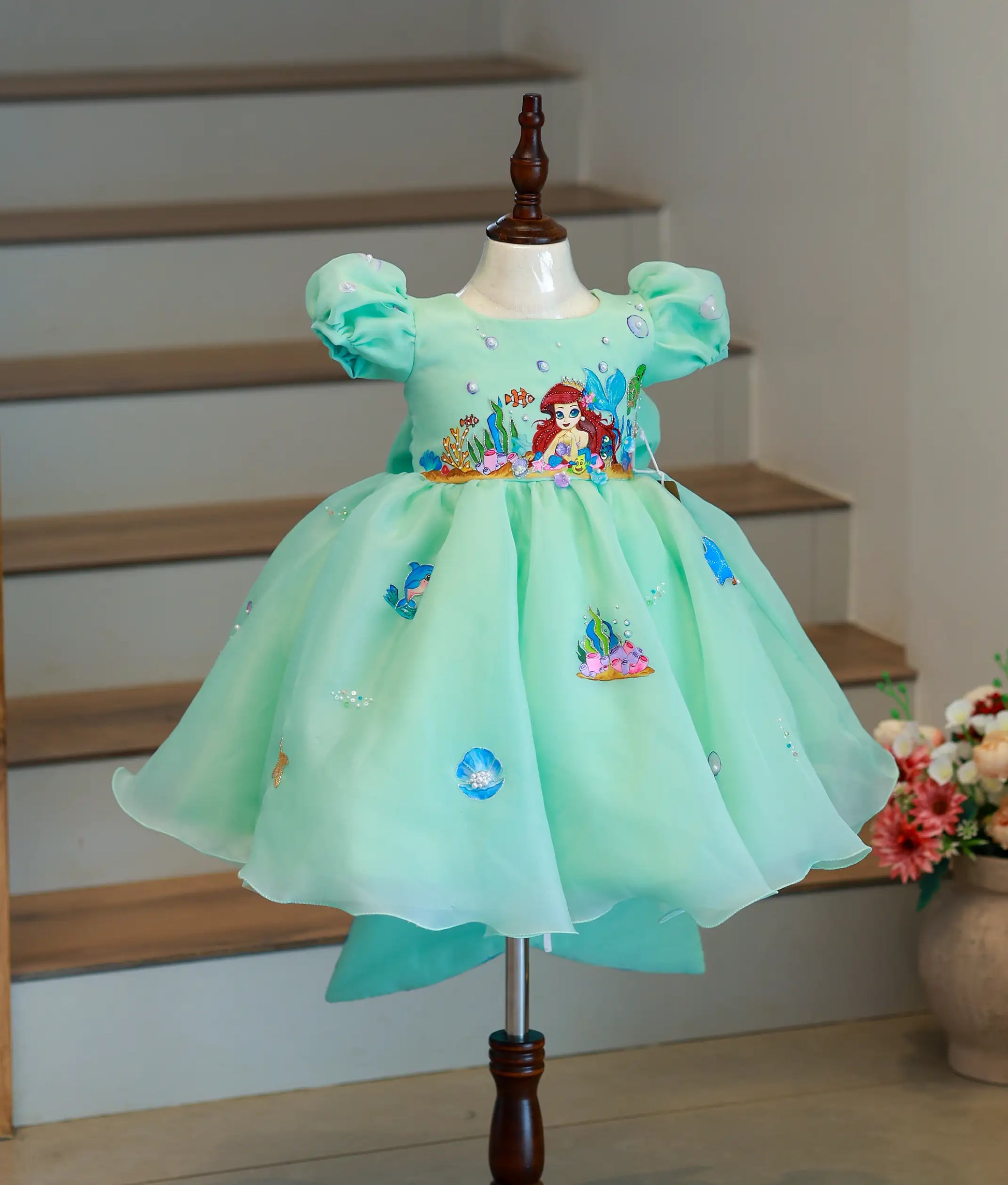 Sea Green Mermaid Theme Birthday Dress for Girls | Nakshatra Kids 20 (2 to 3Yrs) Sea Green Mermaid Theme Birthday Dress for Girls | Nakshatra Kids 20 (2 to 3Yrs)