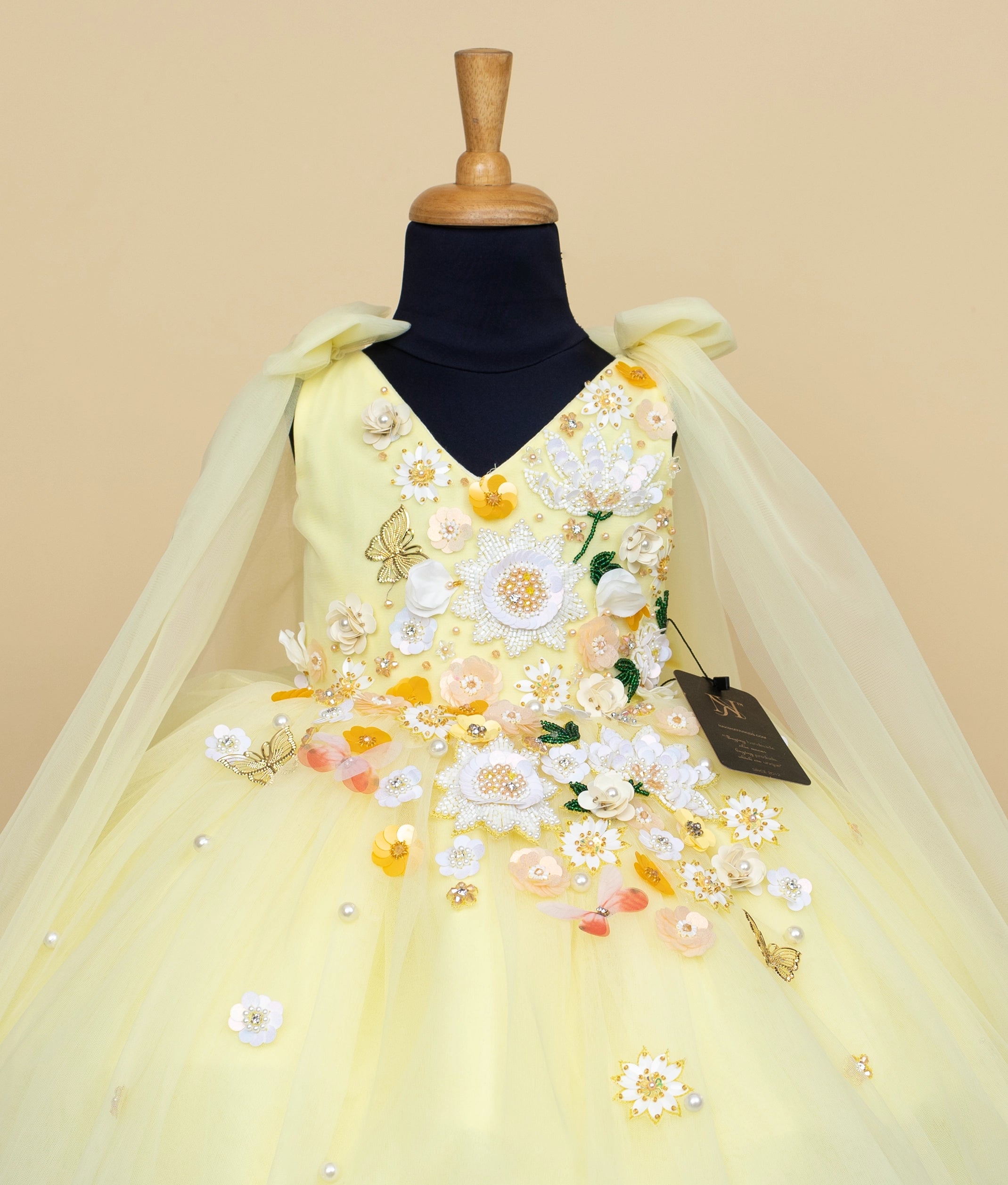 Lavender Plain organza Luxurious Flower Theme Handwork Frock For Baby Girl NakshatraKids LLP Lavender Plain organza Luxurious Flower Theme Handwork Frock For Baby Girl NakshatraKids LLP