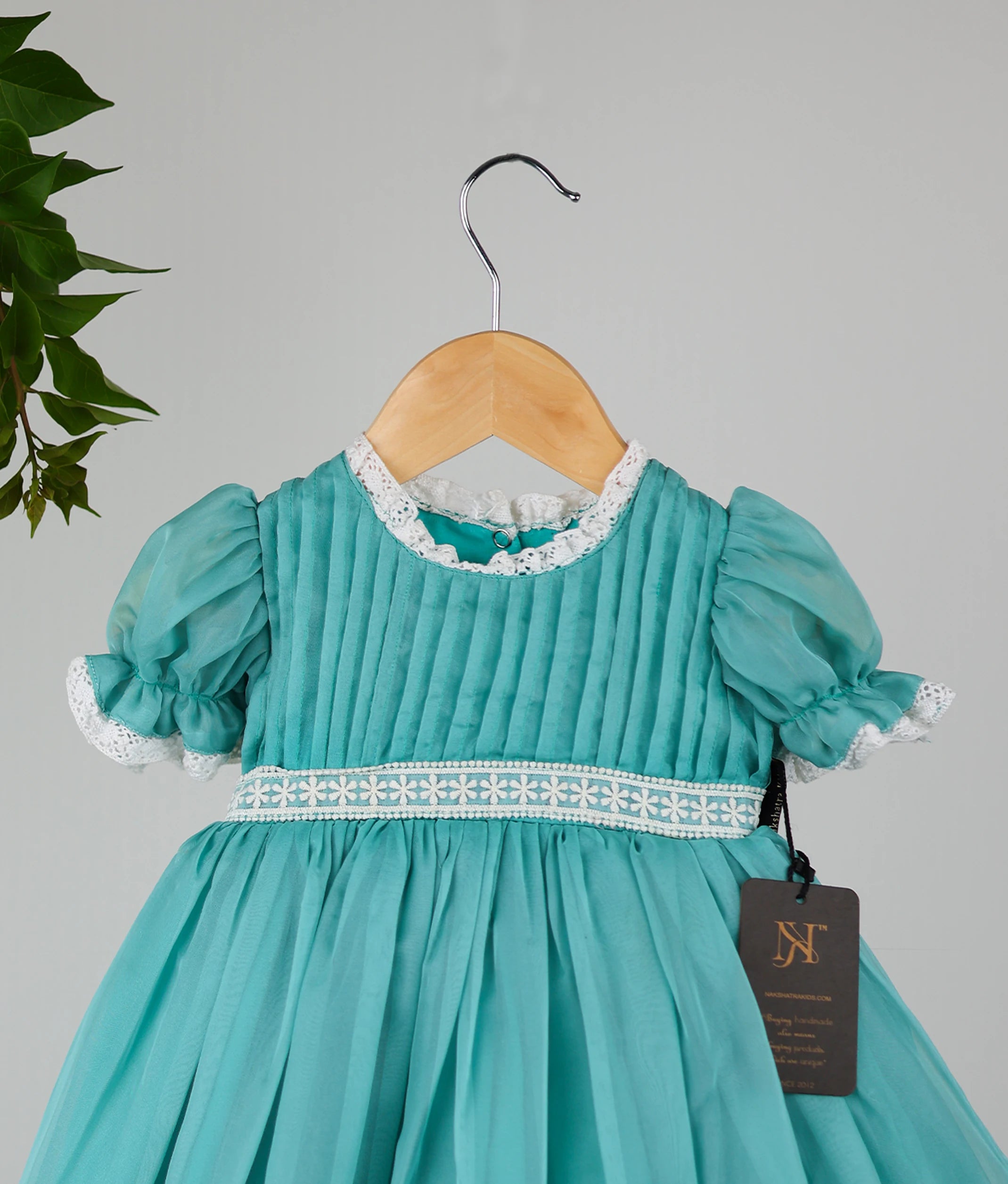 Pastel blue Casual Frock for Your Little One [2491]