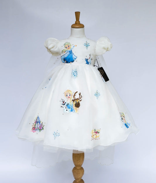 Luxurious Disney Princess Theme Frock (2930)