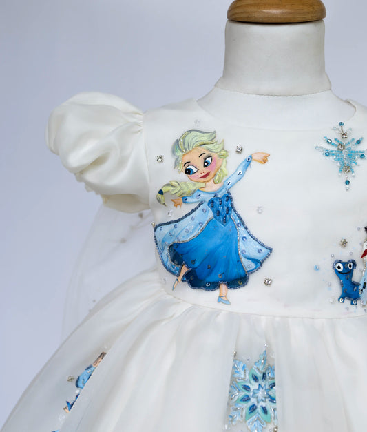 Luxurious Disney Princess Theme Frock (2930)