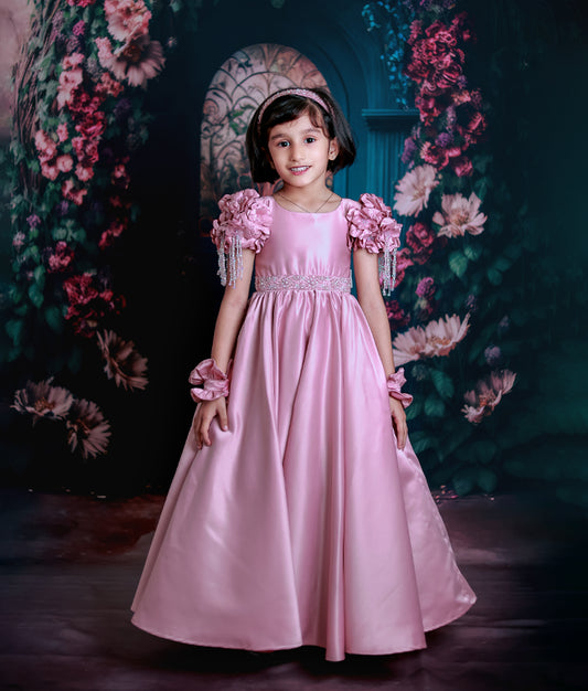 Luxurious Disney Princess Theme Frock  (5010)