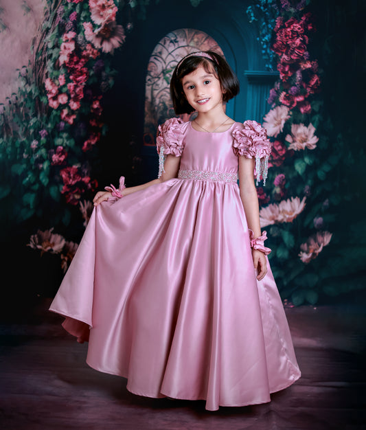 Luxurious Disney Princess Theme Frock  (5010)