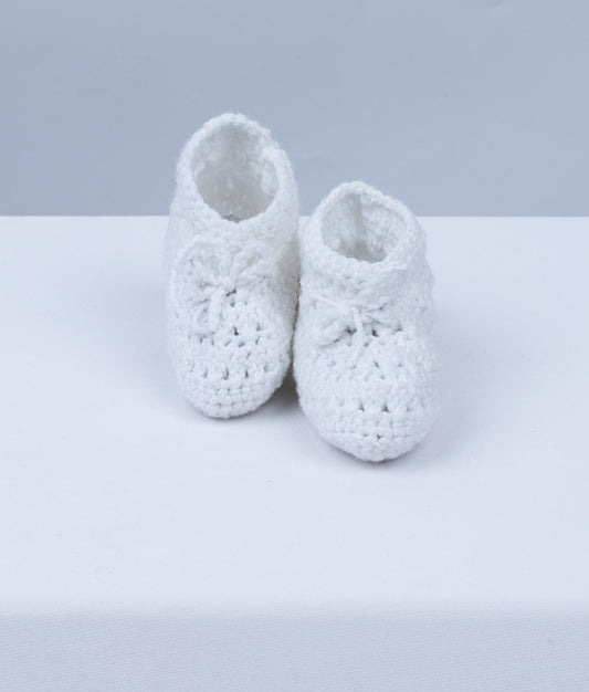 Elegant Baptism Booties For Your Little One [B06]