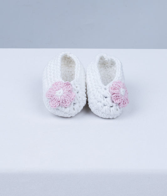 Elegant Baptism Booties For Your Little One [B04]