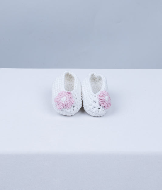 Elegant Baptism Booties For Your Little One [B04]