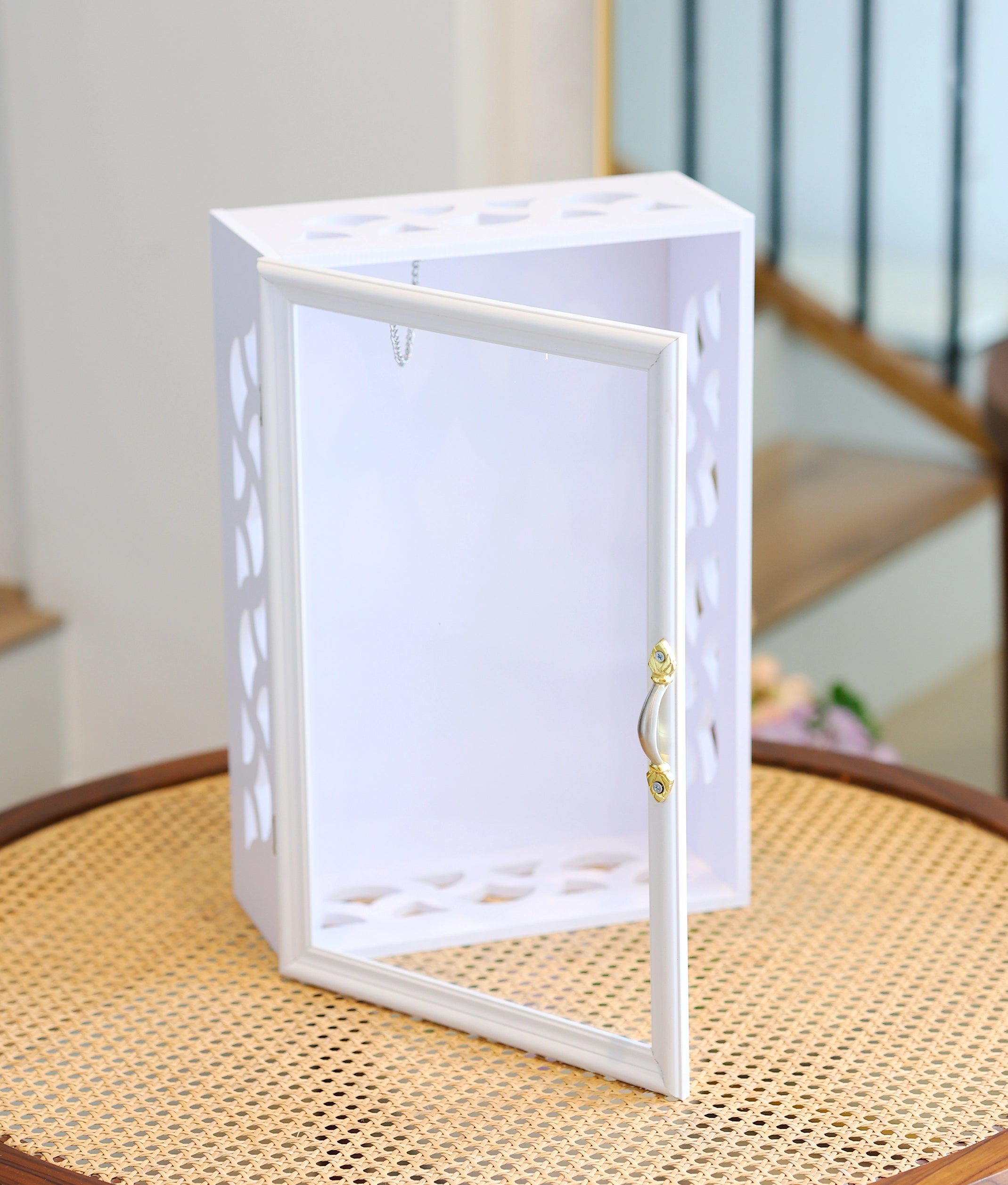 White Wooden Baptism Box [Ready To Ship: BX61]