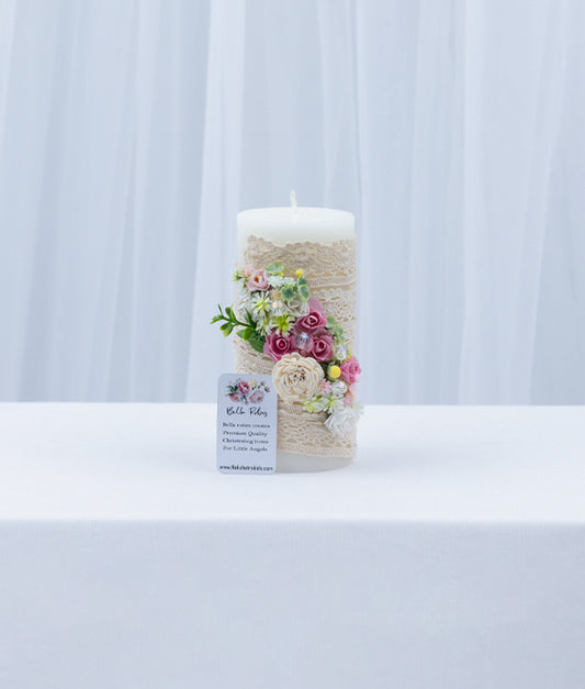 Elegant Candle For Your Baby Baptism [C22]