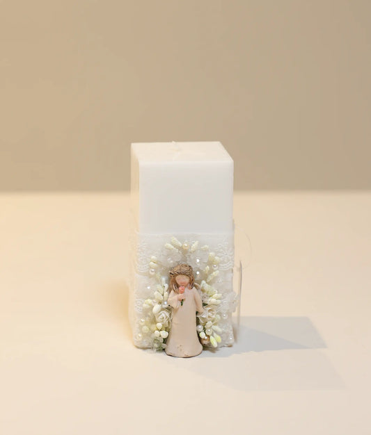 Angel Decorative pillar Candle For Your Baby Baptism [Ready to ship:C77]