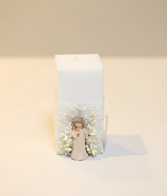 Angel Decorative pillar Candle For Your Baby Baptism [Ready to ship:C77]