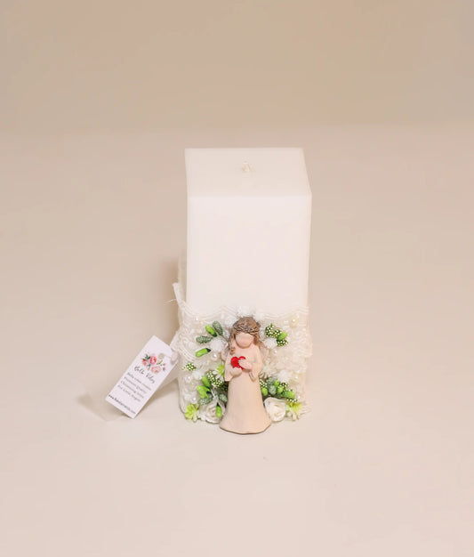 Angel Decorative pillar Candle For Your Baby Baptism [Ready to ship:C78]