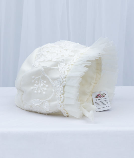 Elegant Baptism Cap For Your Little One [CP06]