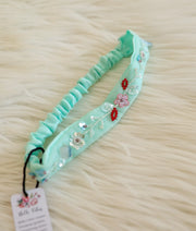 Sea Green Handworked Hair band [Ready To Ship: HB17]