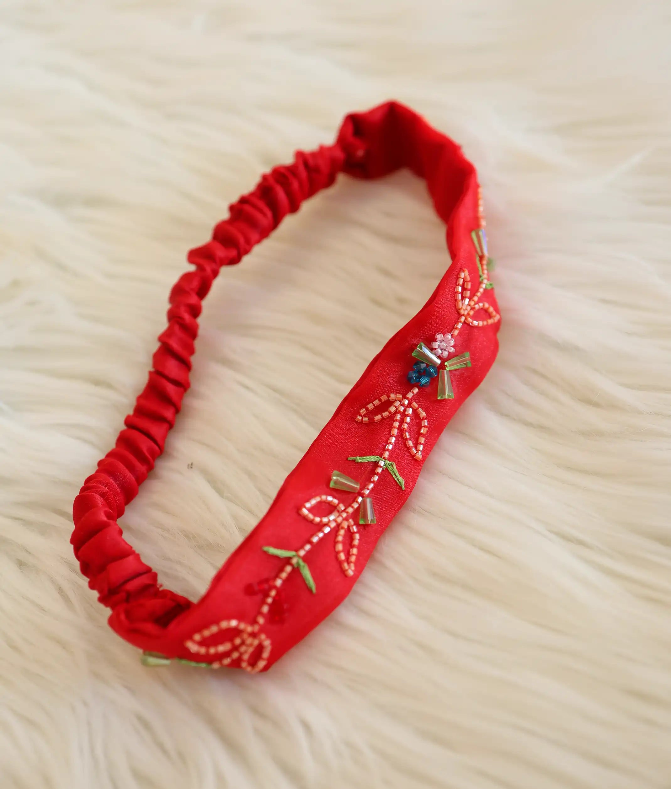 RedHandworked Hair band [Ready To Ship: HB31]