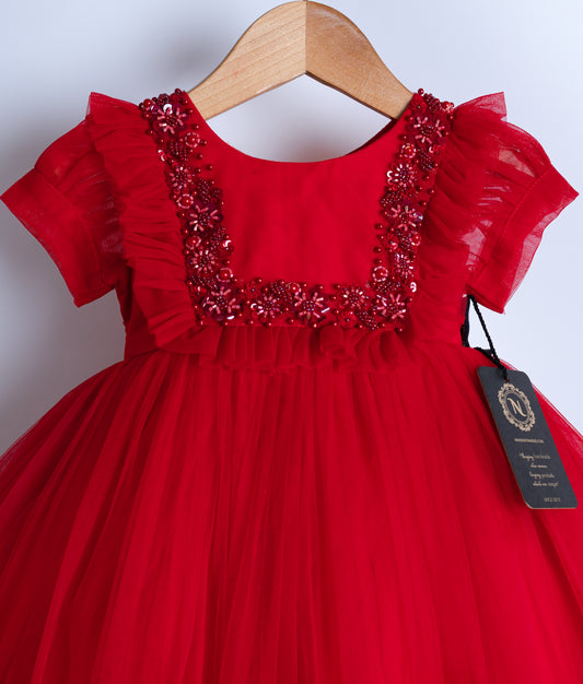 Classic Party Frock For Kids [1124, 2398, 2368]