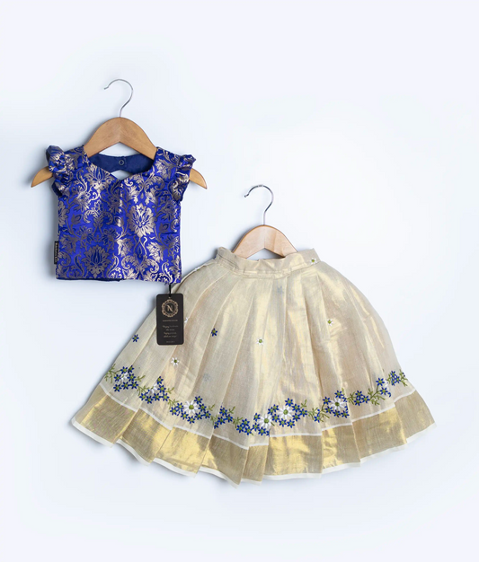 Classic Vishu Top with Full Skirt (1573)