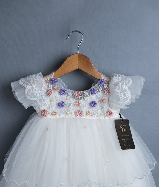 Elegant Girl Baptism Dress For Your Little One  [2063A]