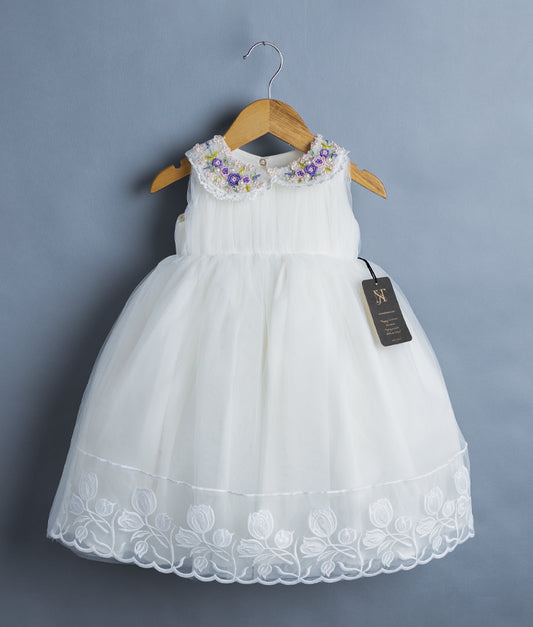 Elegant Baptism Frock (2114A)