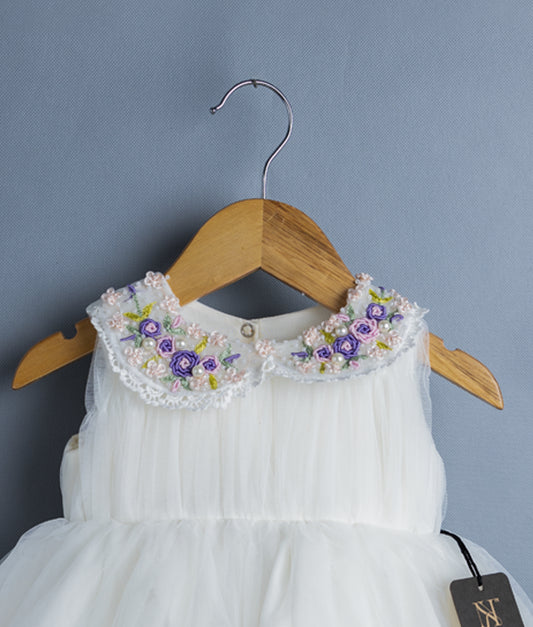 Elegant Baptism Frock (2114A)