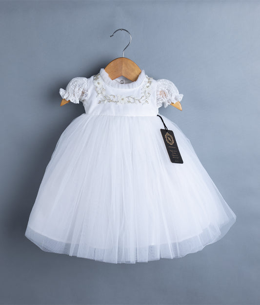 Elegant Baptism  Frock (2502)