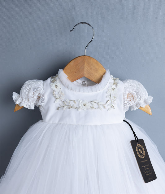 Elegant Baptism  Frock (2502)