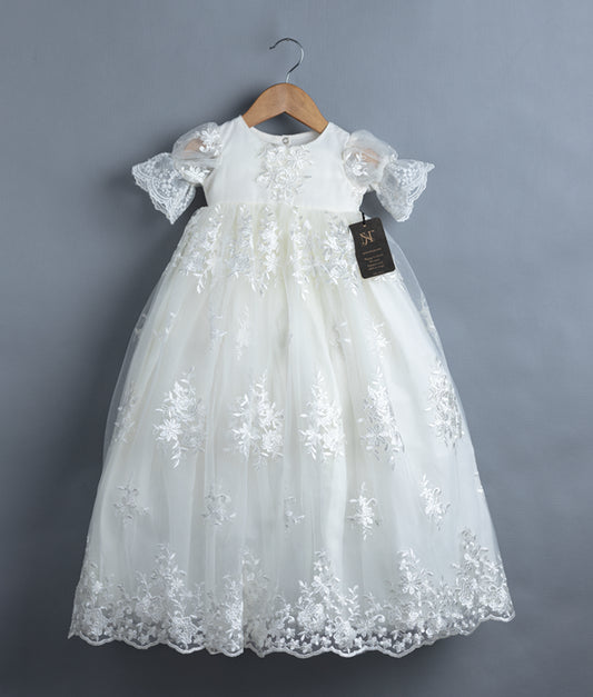 Elegant Christening Frock For Your Little One [2603]