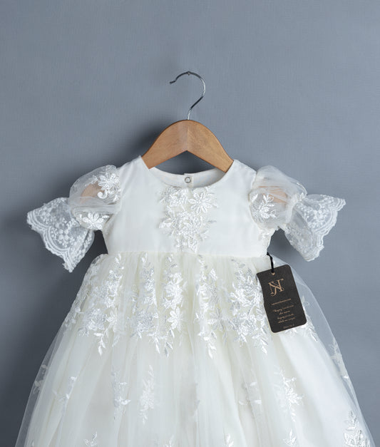 Elegant Christening Frock For Your Little One [2603]