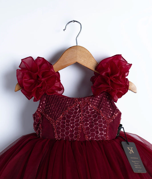 Luxe X mas Frock For Your Little One (2837,2887)