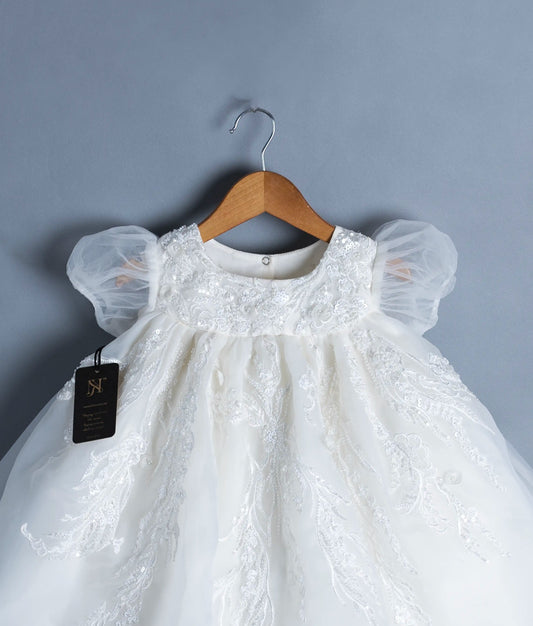 Stylish Baptism  Frock (5008)