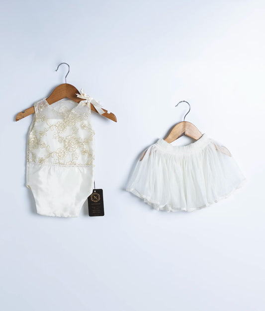 Stylish Baptism  Frock (7356)