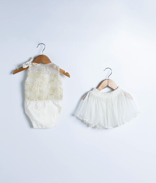 Stylish Baptism  Frock (7356)