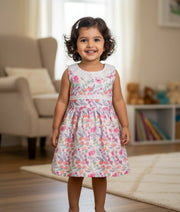 Floral Printed Cotton Frock For Baby Girl [2777]