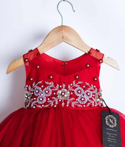 Classic Elegant X-mas Dress For Your Little One [2366]